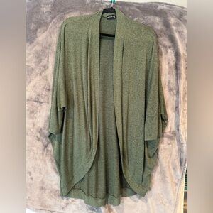 Oversized green cardigan size Large